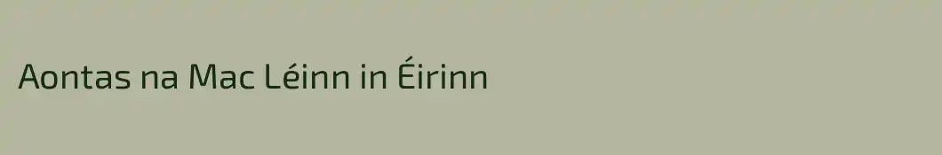 Aontas na Mac Léinn in Éirinn